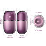 Вакуумный вибростимулятор SVAKOM KLITTY DUSTY LAVENDER с имитацией кунилингуса ST462B